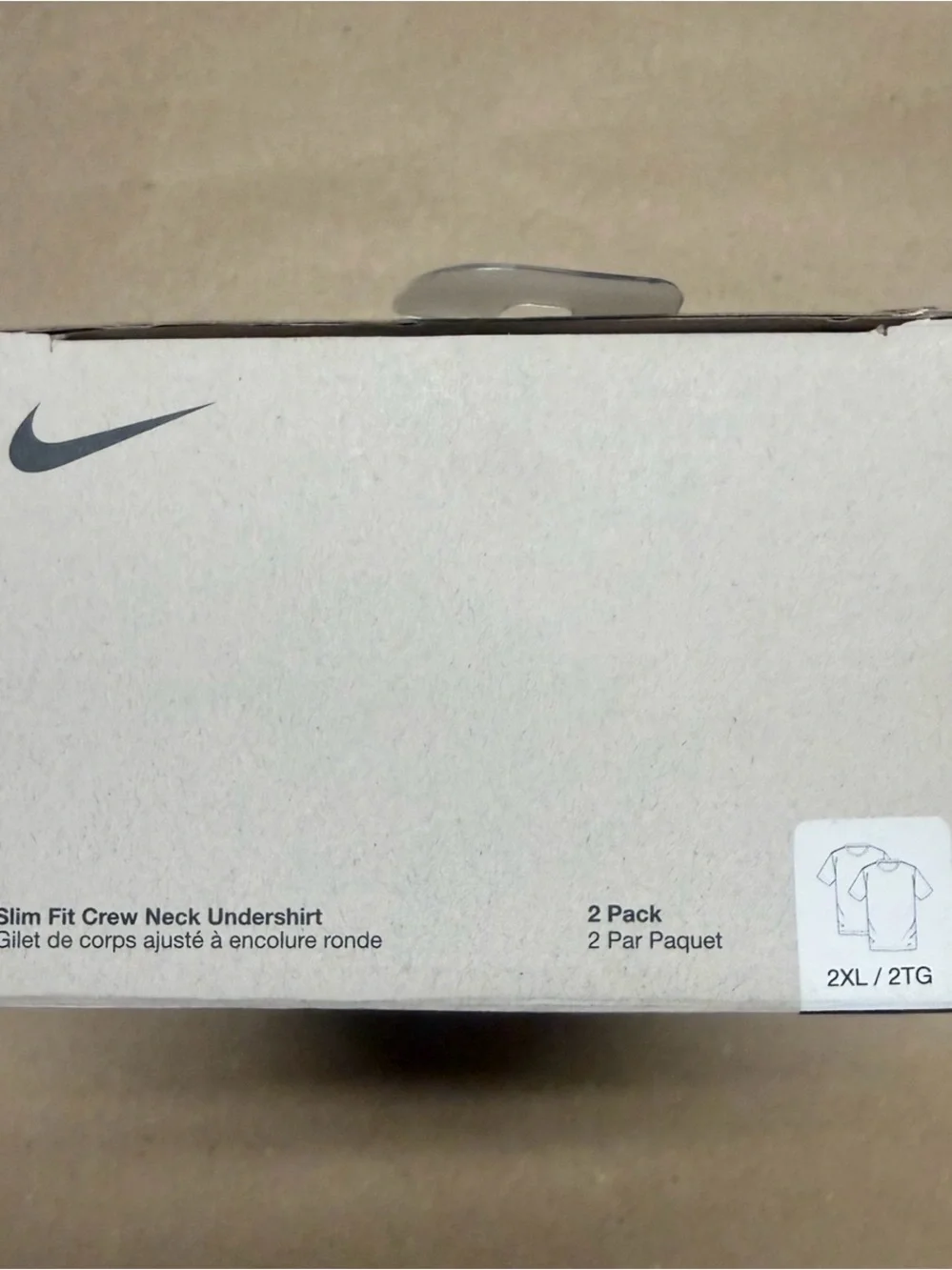 Nike Elite Breathe 2 Pack Slim Fit Crew Neck Undershirt size XXL Dri Fit NEW!